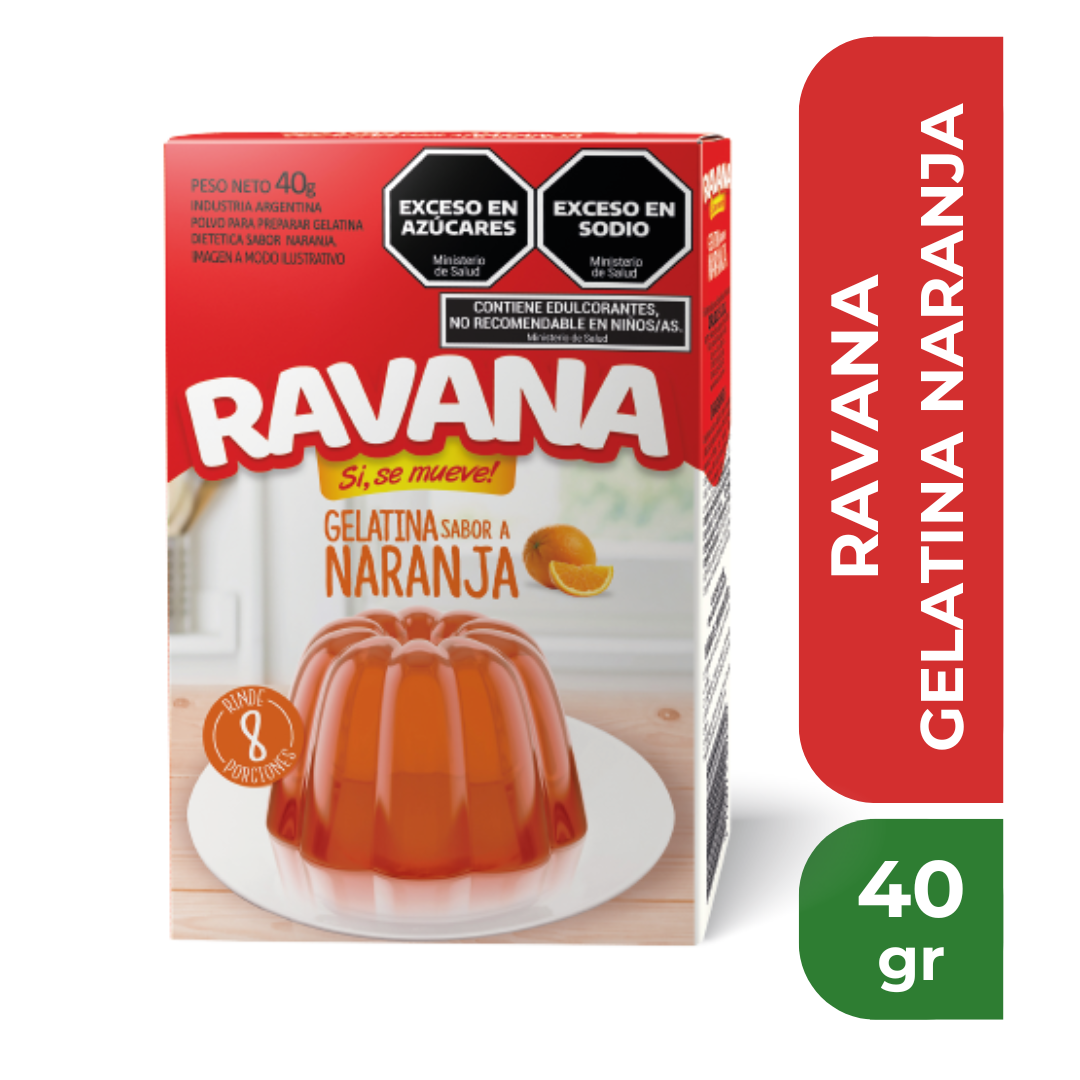 RAVANA GELATINA NARANJA