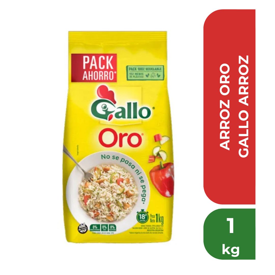 GALLO ARROZ ORO BOLSA 1kg