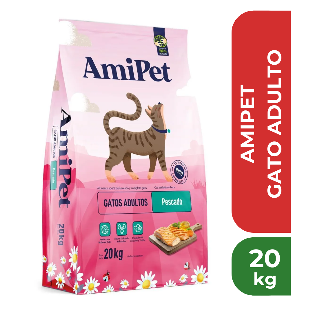 AMIPET ALIMENTO GATO ADULTO 20kg