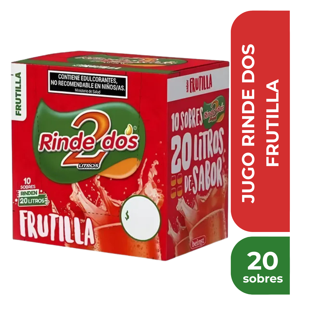 RINDE DOS FRUTILLA x 10