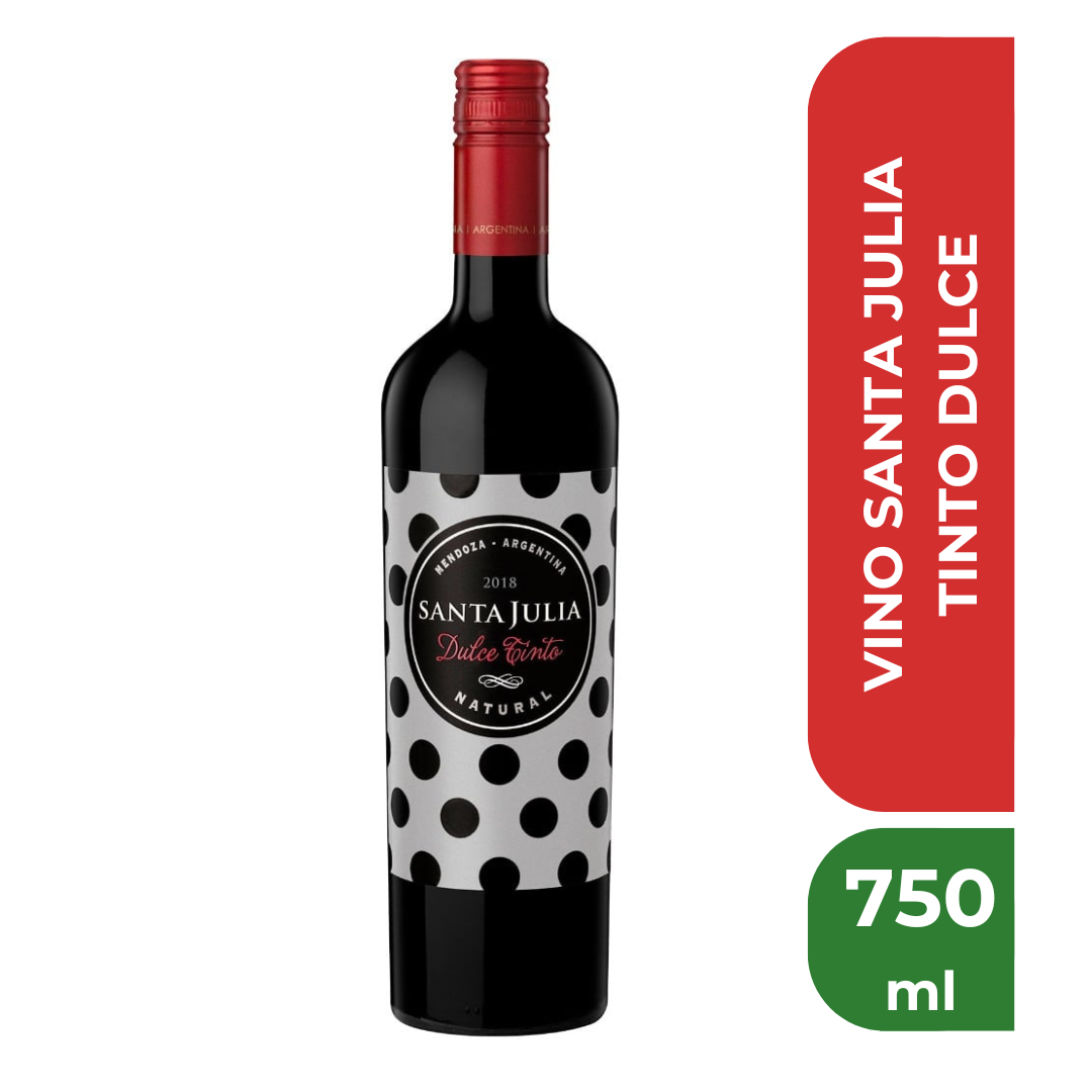 SANTA JULIA TINTO DULCE BOTELLA 750ml