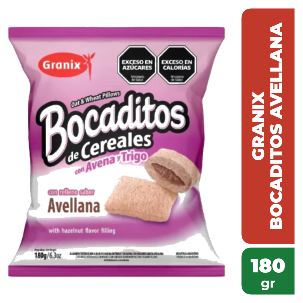 GRANIX BOCADITOS AVELLANA 180gr
