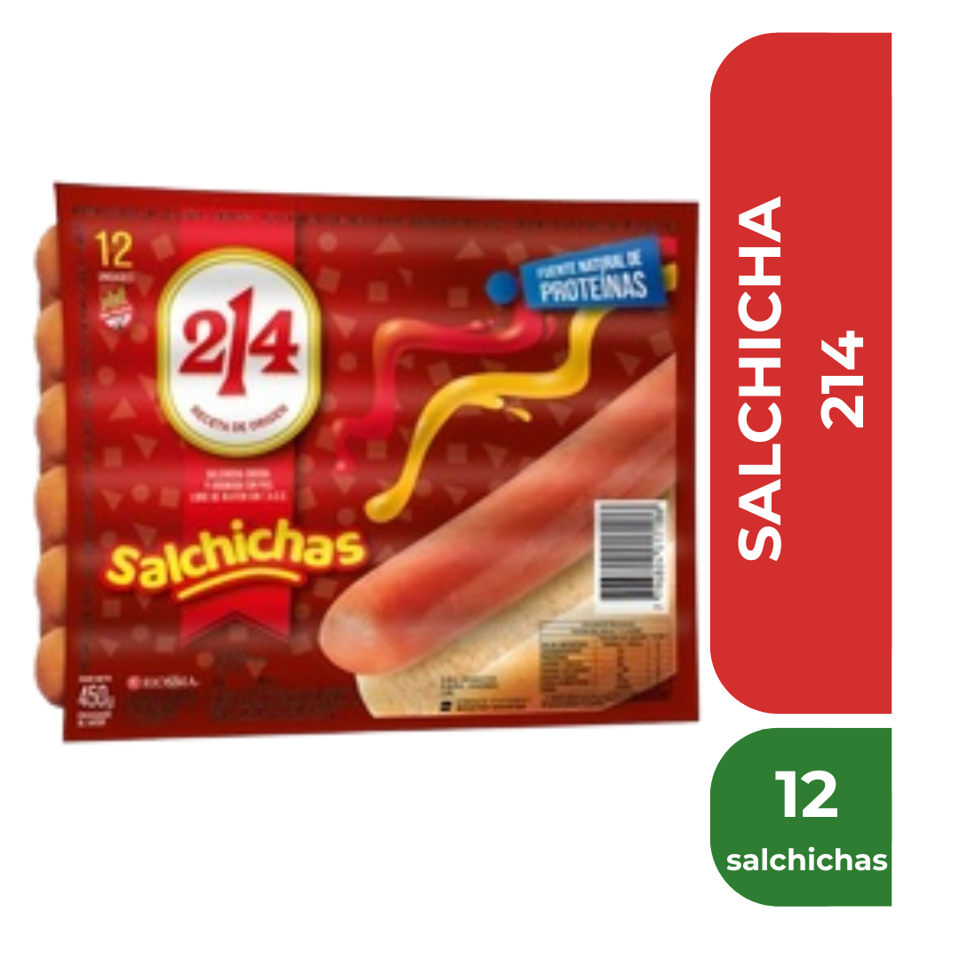 214 SALCHICHA x12u
