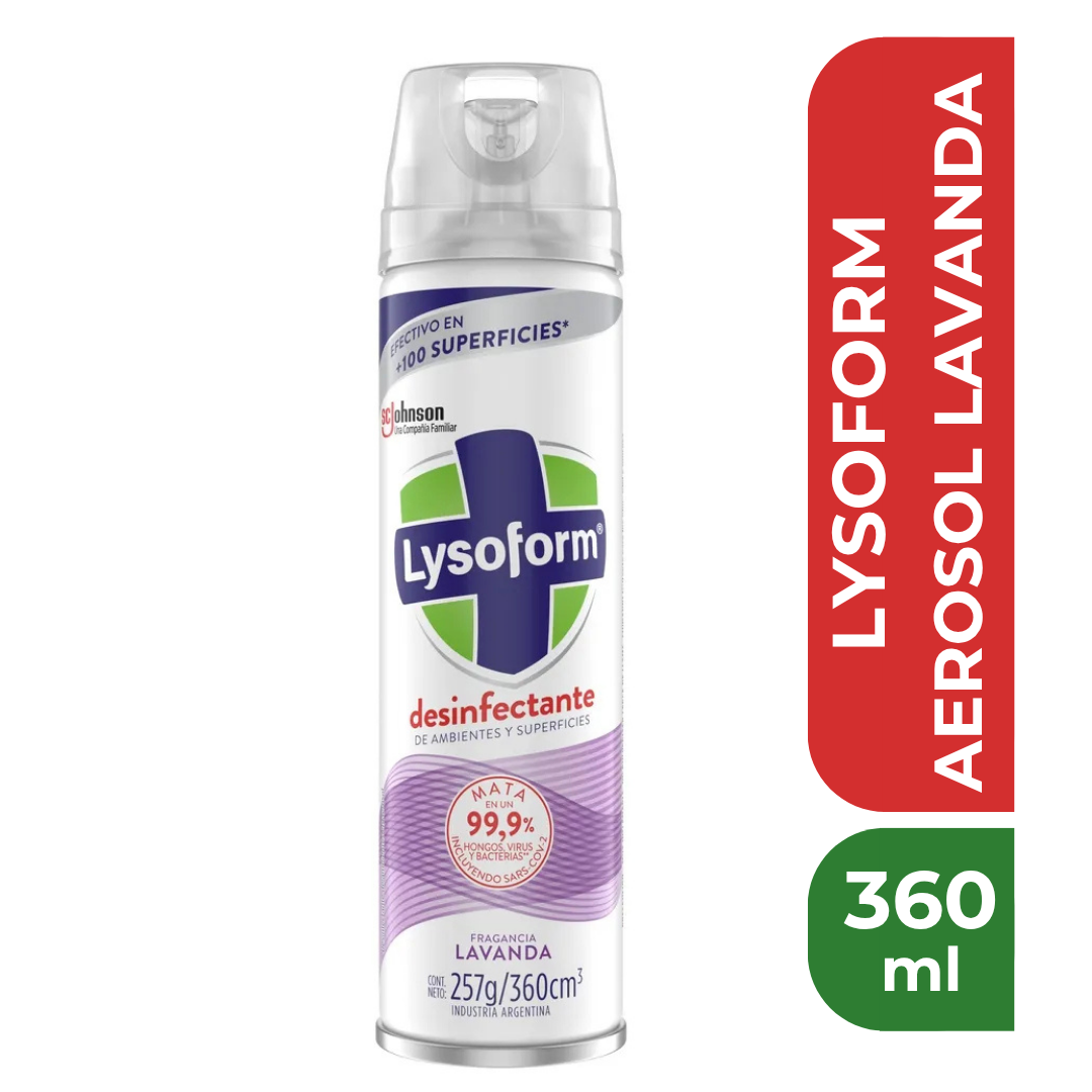 LYSOFORM AEROSOL LAVANDA 360ml