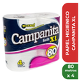 CAMPANITA PAPEL HIGIENICO XL 4x80mts