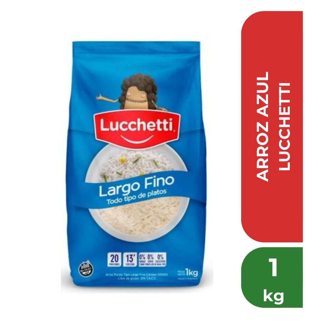 LUCCHETTI ARROZ AZUL 1kg