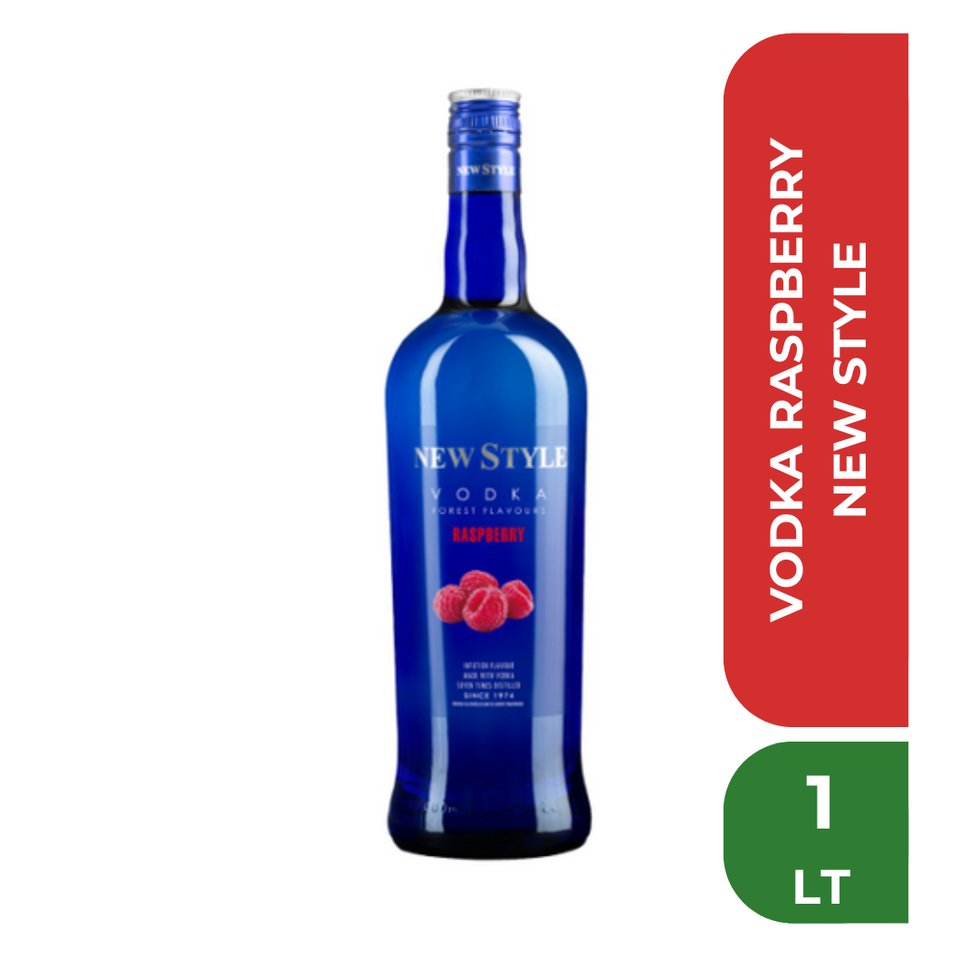 NEW STYLE VODKA AZUL RASPBERRY 1 Litro