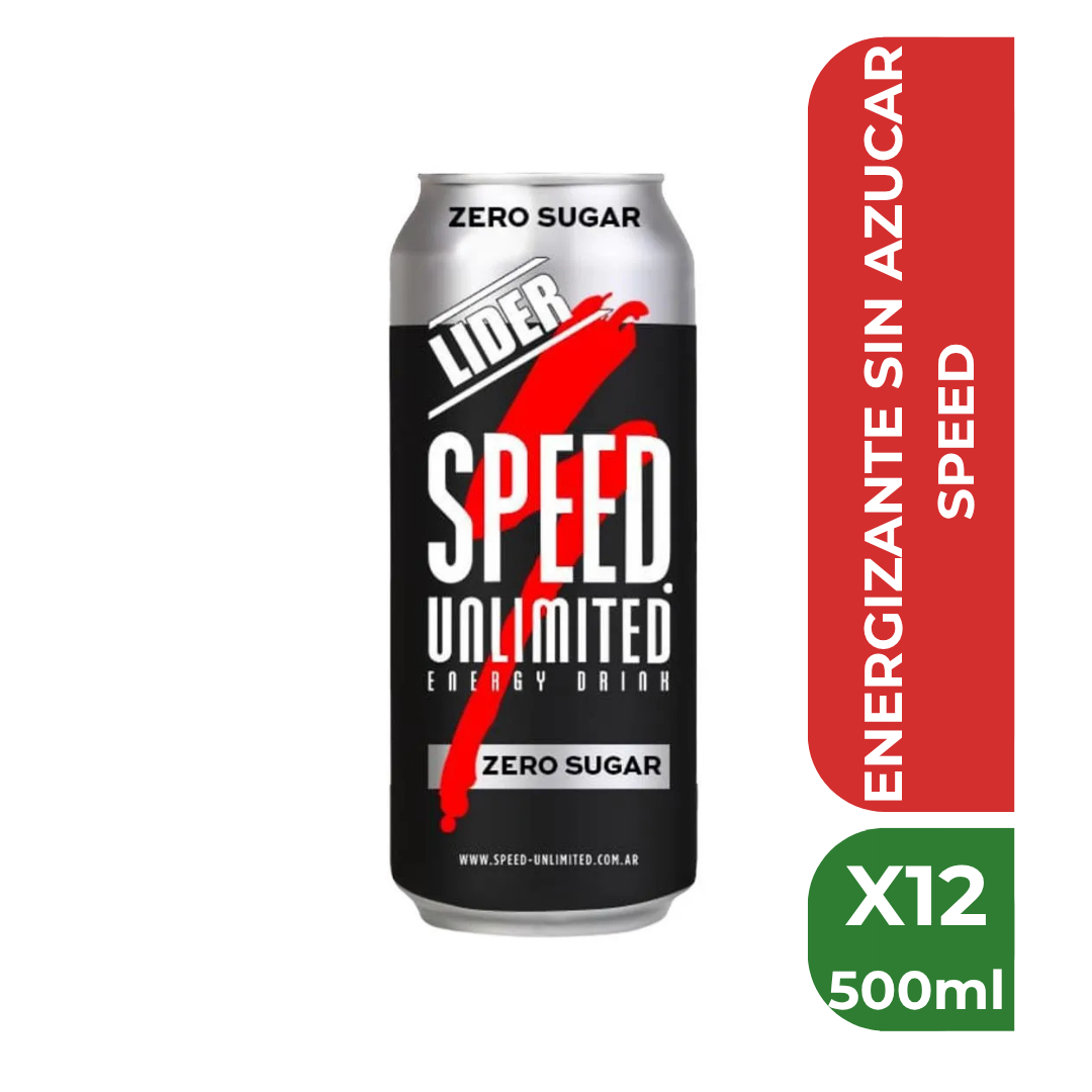 SPEED ENERGIZANTE 500ML SIN AZUCAR x12