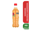 AQUARIUS SABORIZADA 600ml x6 MANZANA