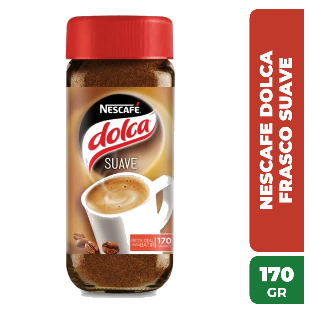 NESCAFE DOLCA FRASCO SUAVE 170gr