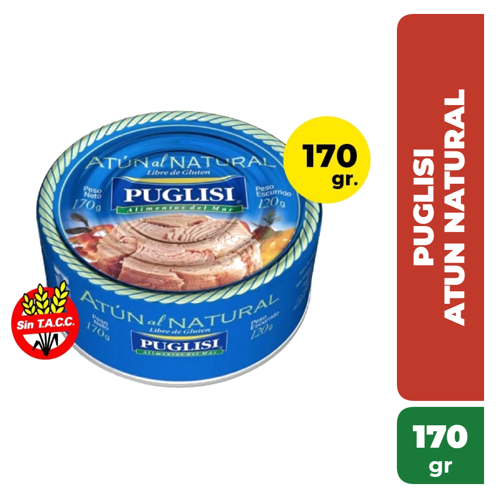 PUGLISI ATUN AL NATURAL 170gr
