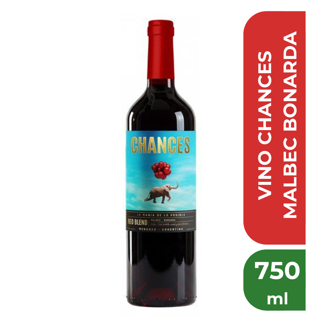 CHANCES VINO MALB/BONAR 750ml