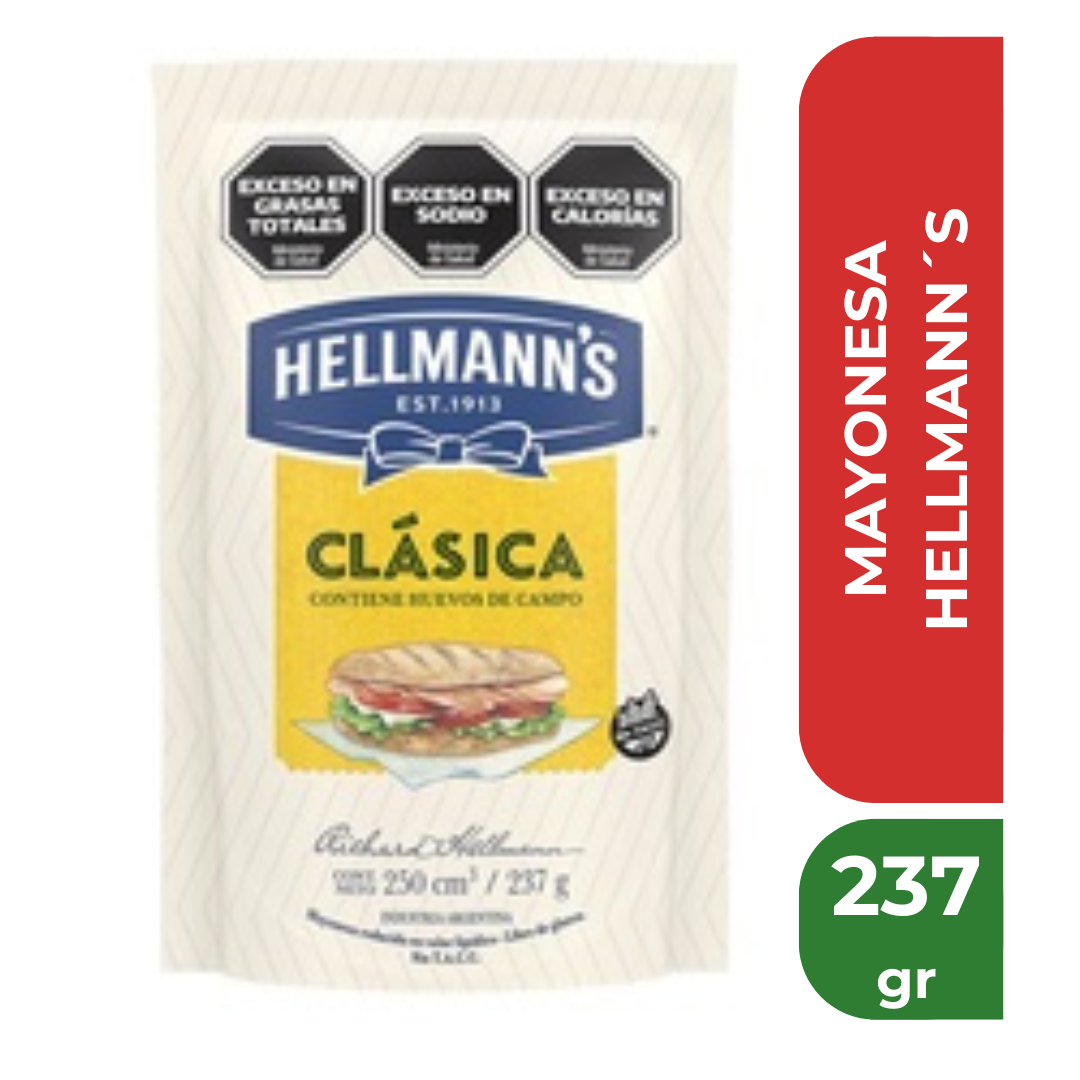 HELLMANN'S MAYONESA 237gr