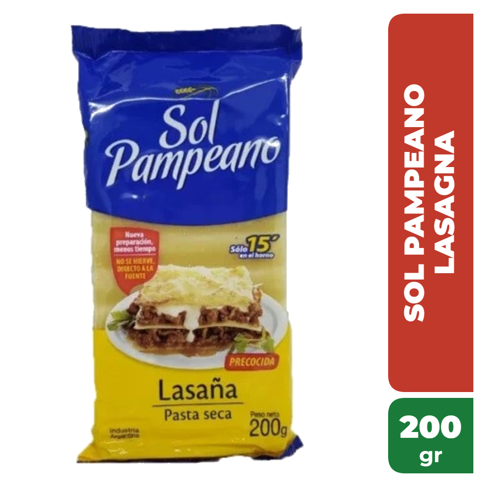 SOL PAMPEANO LASAGNA 200gr