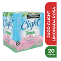 CLIGHT JUGO EN POLVO LIMONADA ROSA x20