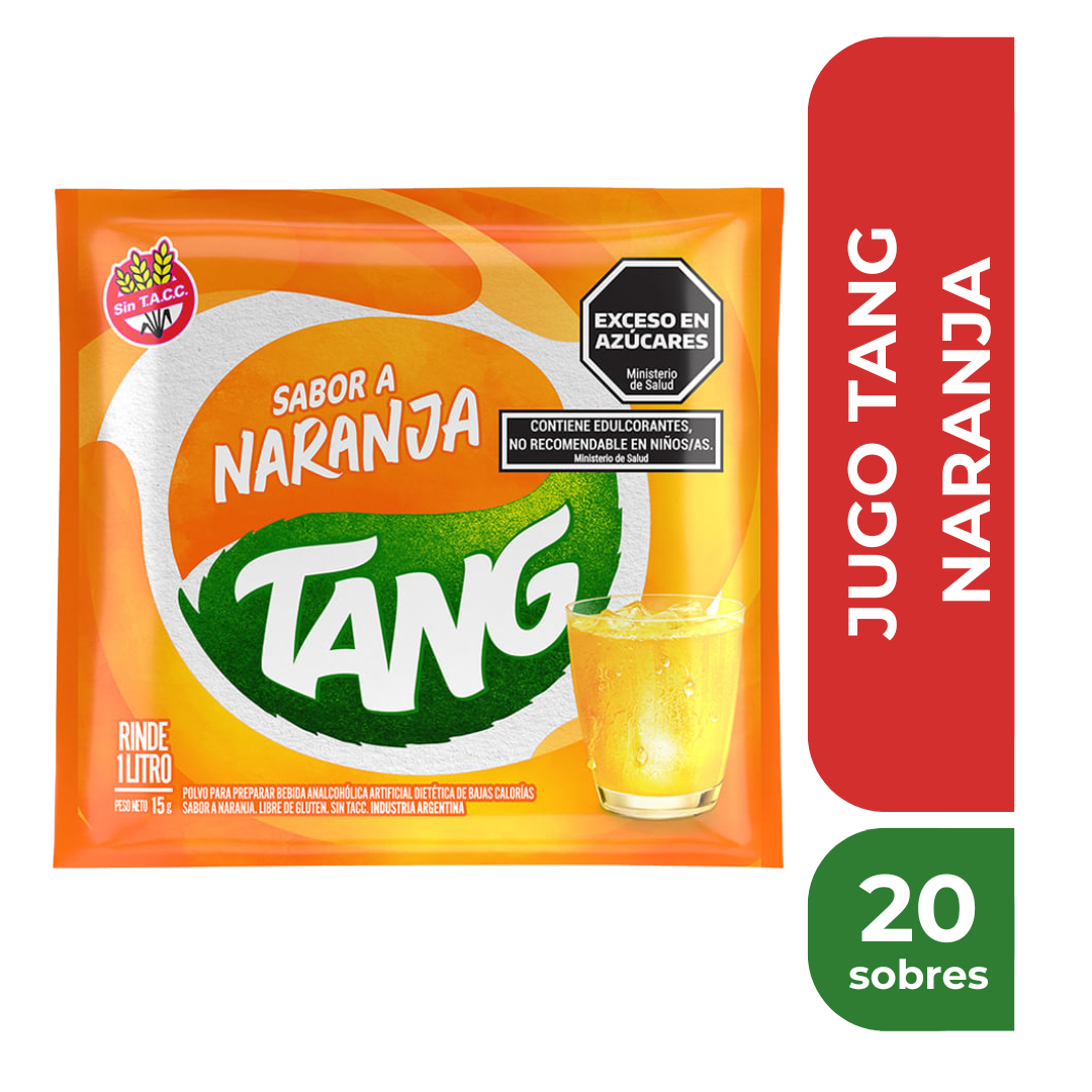 TANG JUGO EN POLVO NARANJA x20
