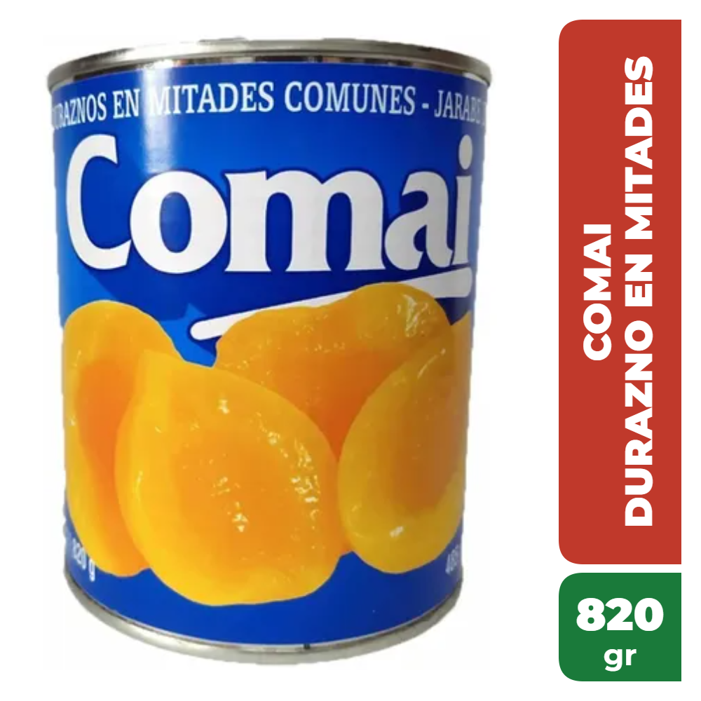 COMAI DURAZNO EN MITADES 820gr