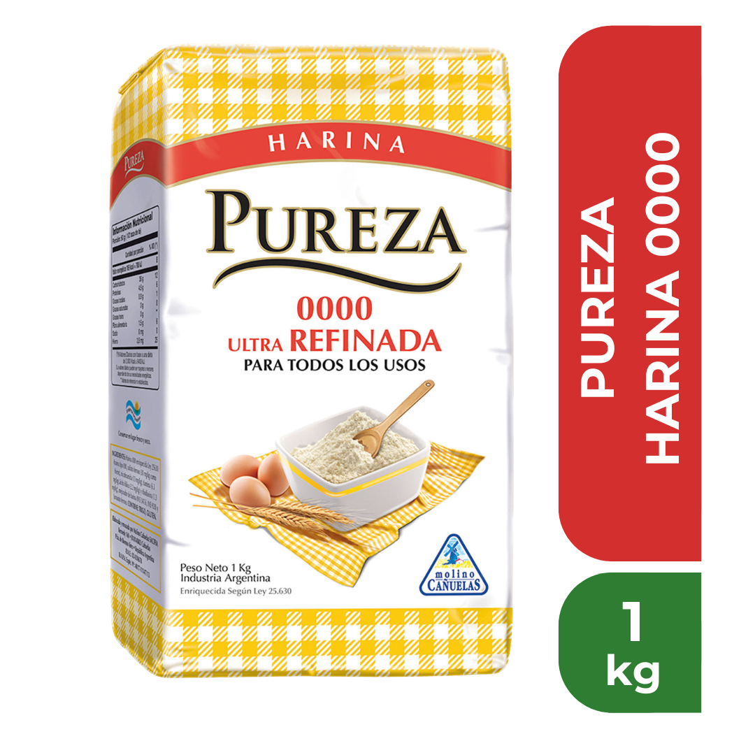 PUREZA HARINA 4 CERO 1kg