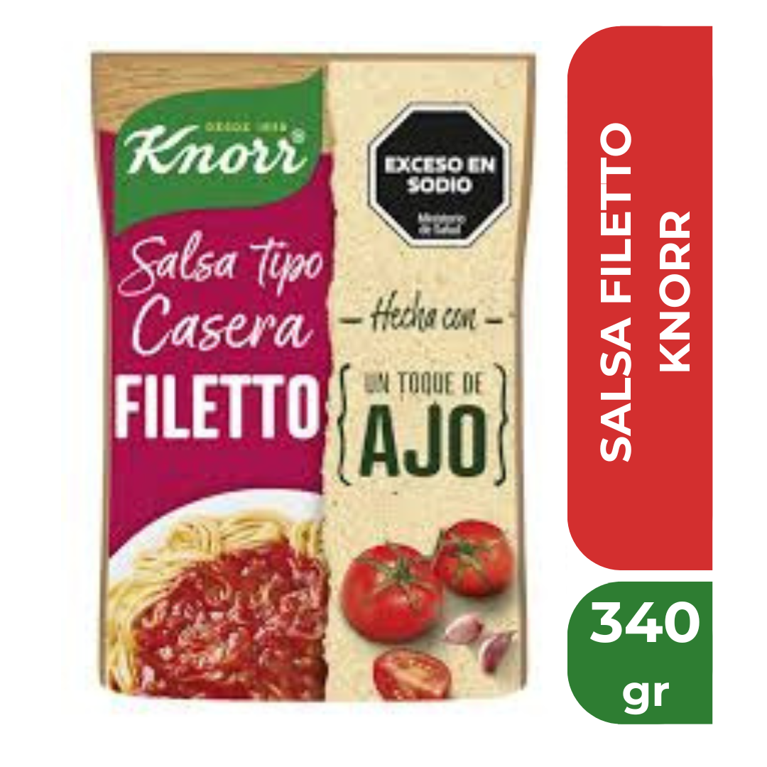 KNORR SALSA FILETTO 340gr
