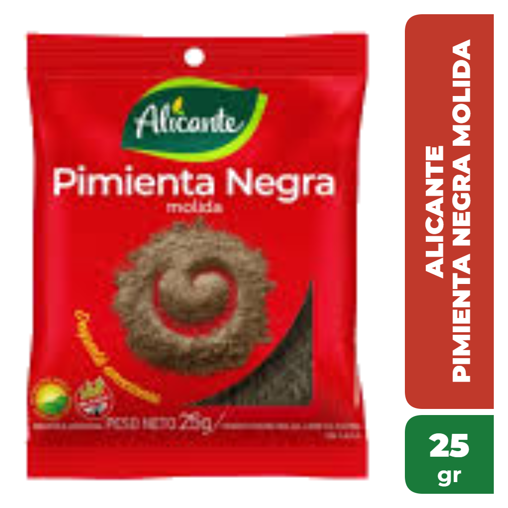 ALICANTE PIMIENTA NEGRA MOLIDA 25gr
