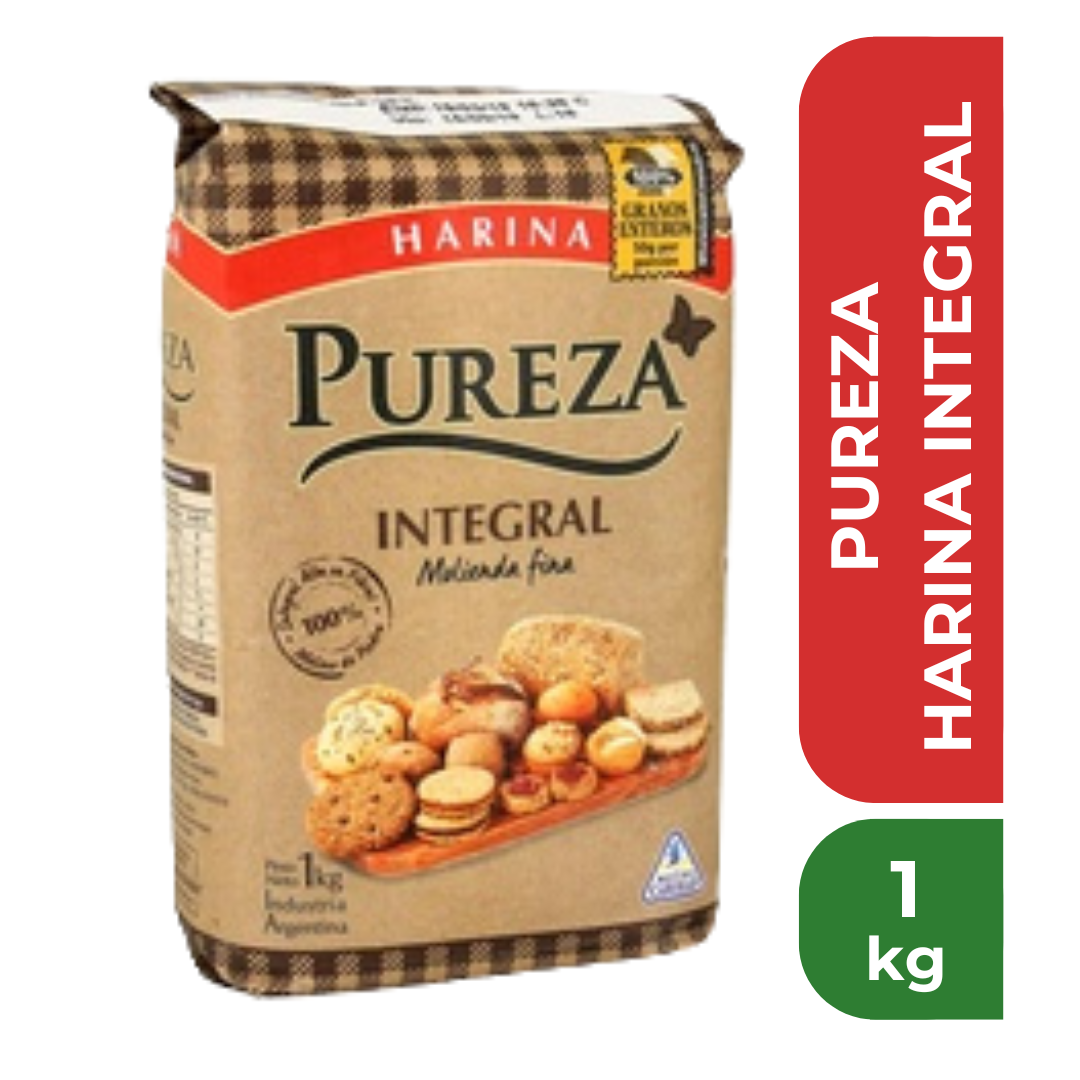 PUREZA HARINA INTEGRAL 1kg