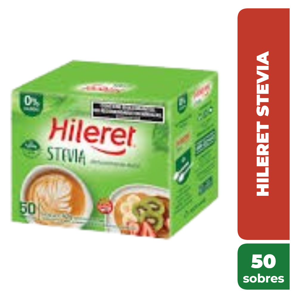 HILERET STEVIA 50 sobres
