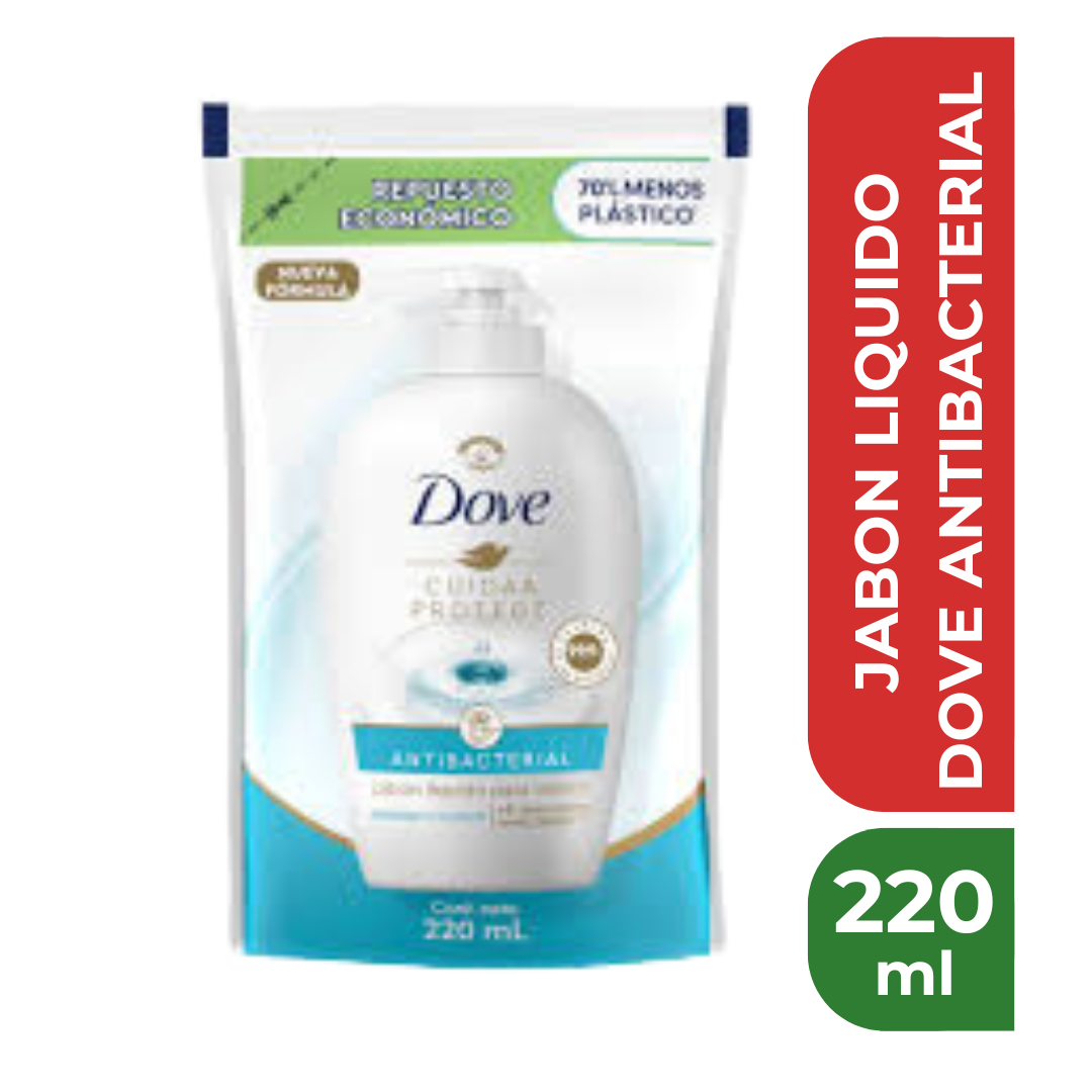 DOVE JABON LIQUIDO ANTIBAC. D.P. 220ml