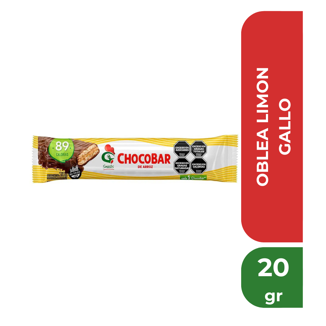 GALLO CHOCOBAR OBLEA MANI 20gr