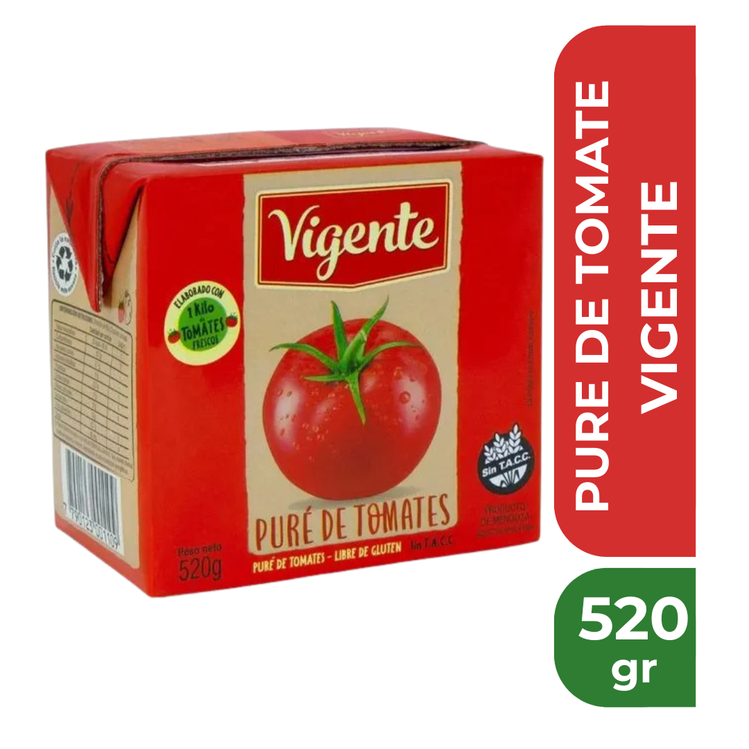 VIGENTE PURE DE TOMATE 520gr