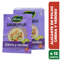 ALICANTE EN POLVO CREMA Y VERDEO x12 sobres