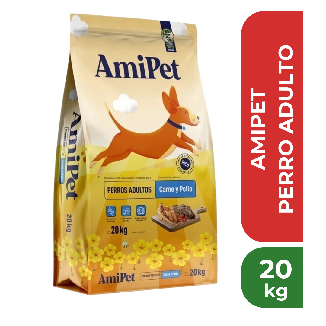 AMIPET ALIMENTO PERRO ADULTO 20kg