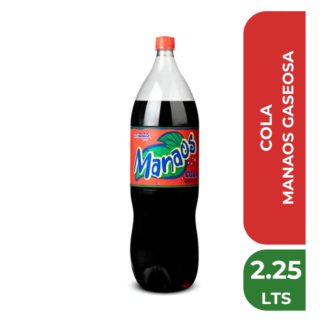 MANAOS GASEOSA COLA 2,25lts