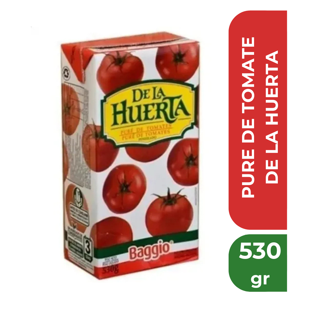 DE LA HUERTA PURE DE TOMATE 530gr