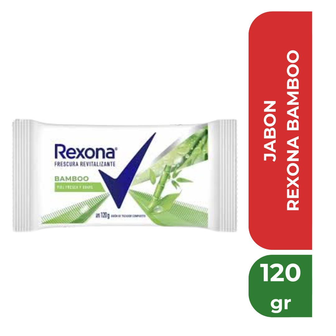 REXONA JABON BAMBOO 120gr