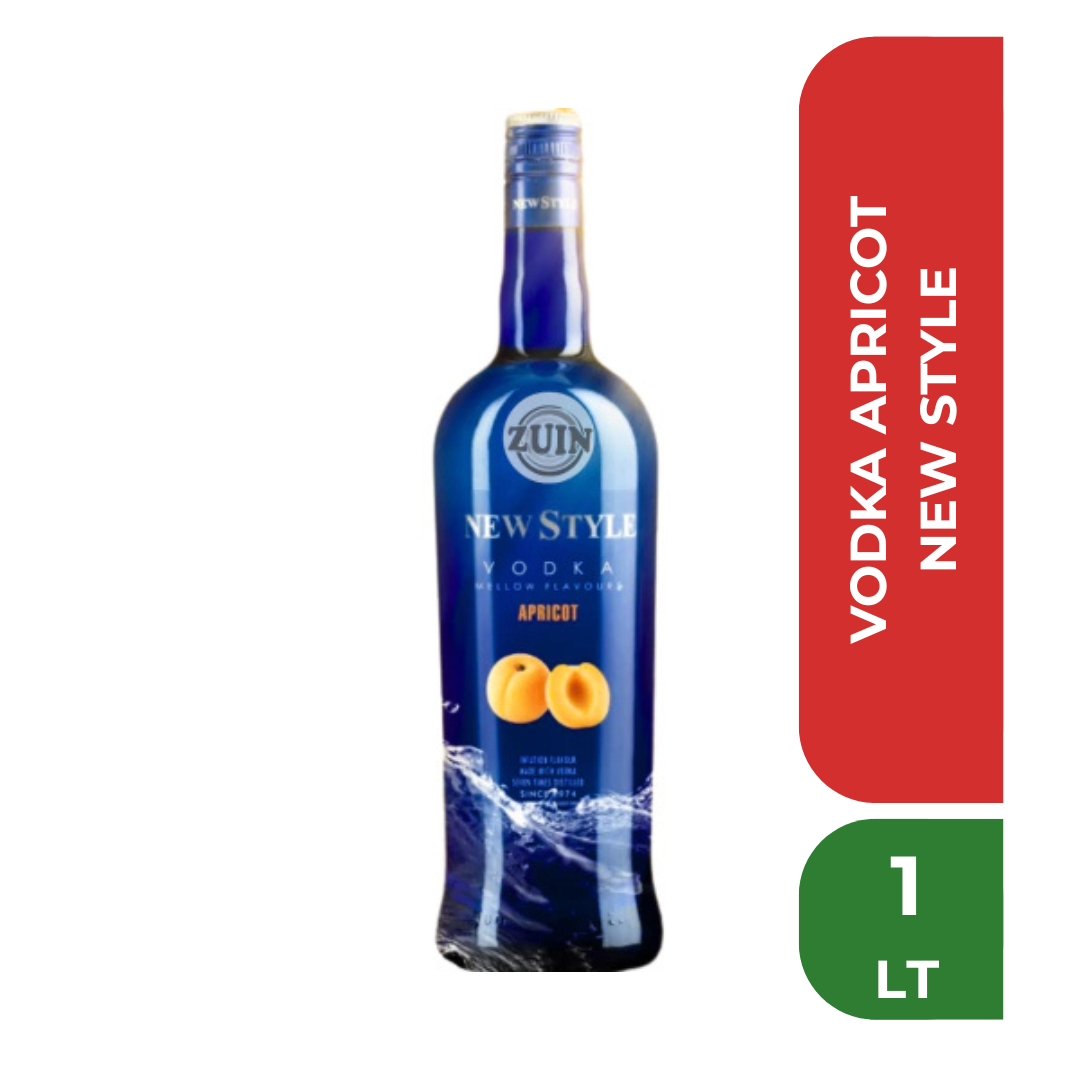 NEW STYLE VODKA AZUL APRICOT 1 Litro