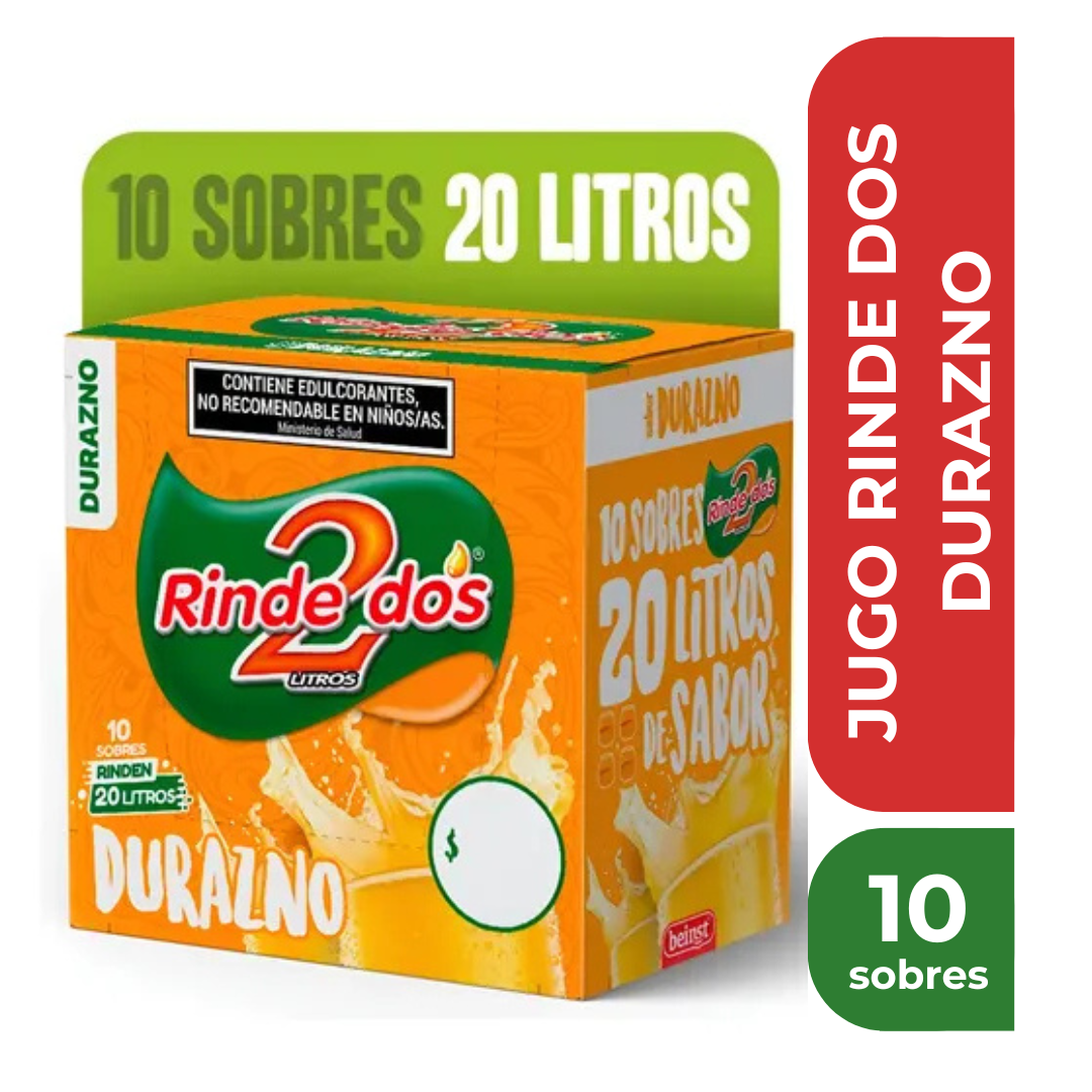 RINDE DOS DURAZNO x10