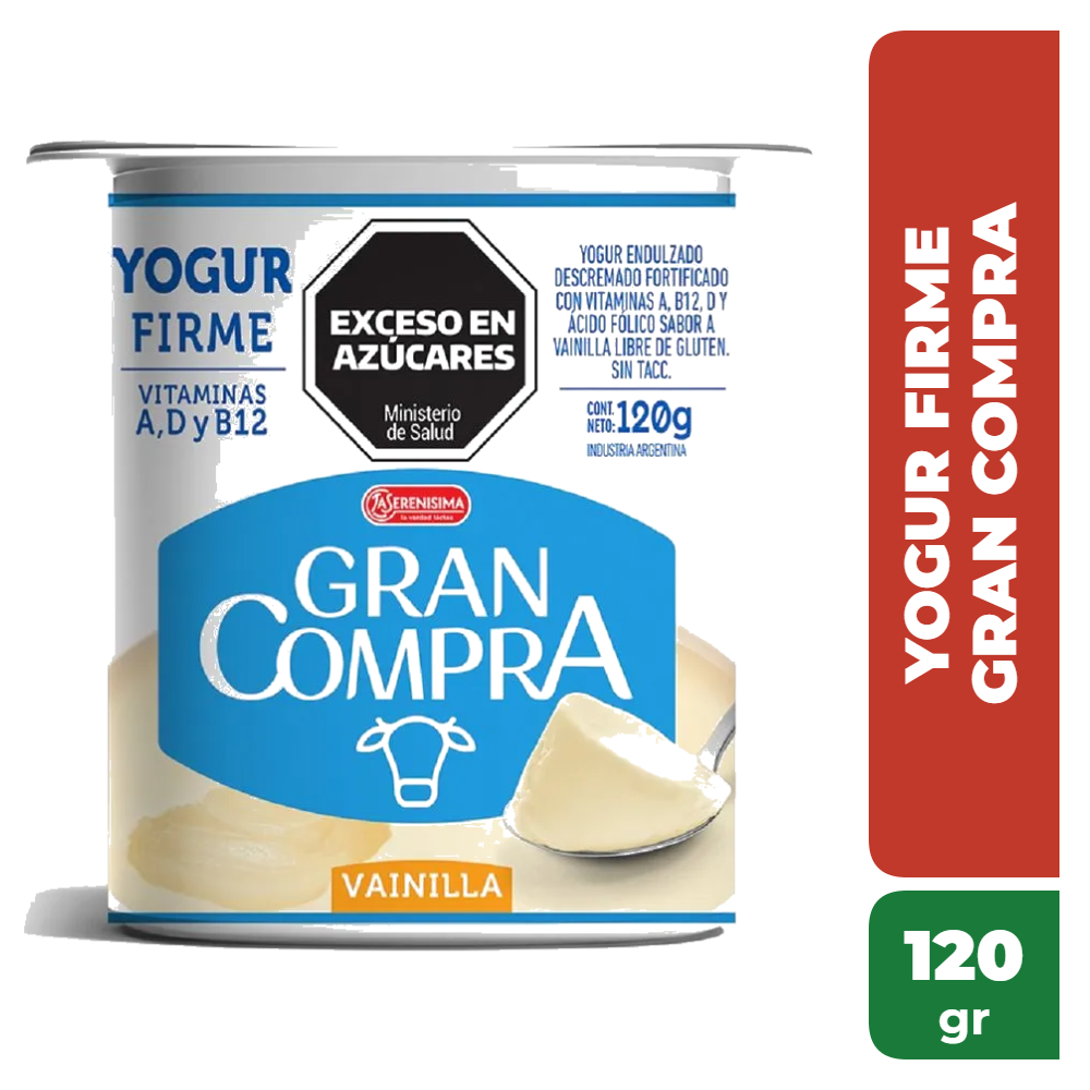 GRAN COMPRA YOGUR FIRME 120gr