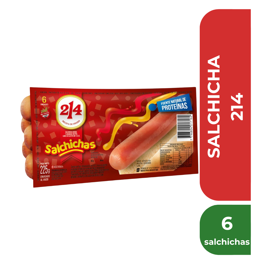 214 SALCHICHA x6u