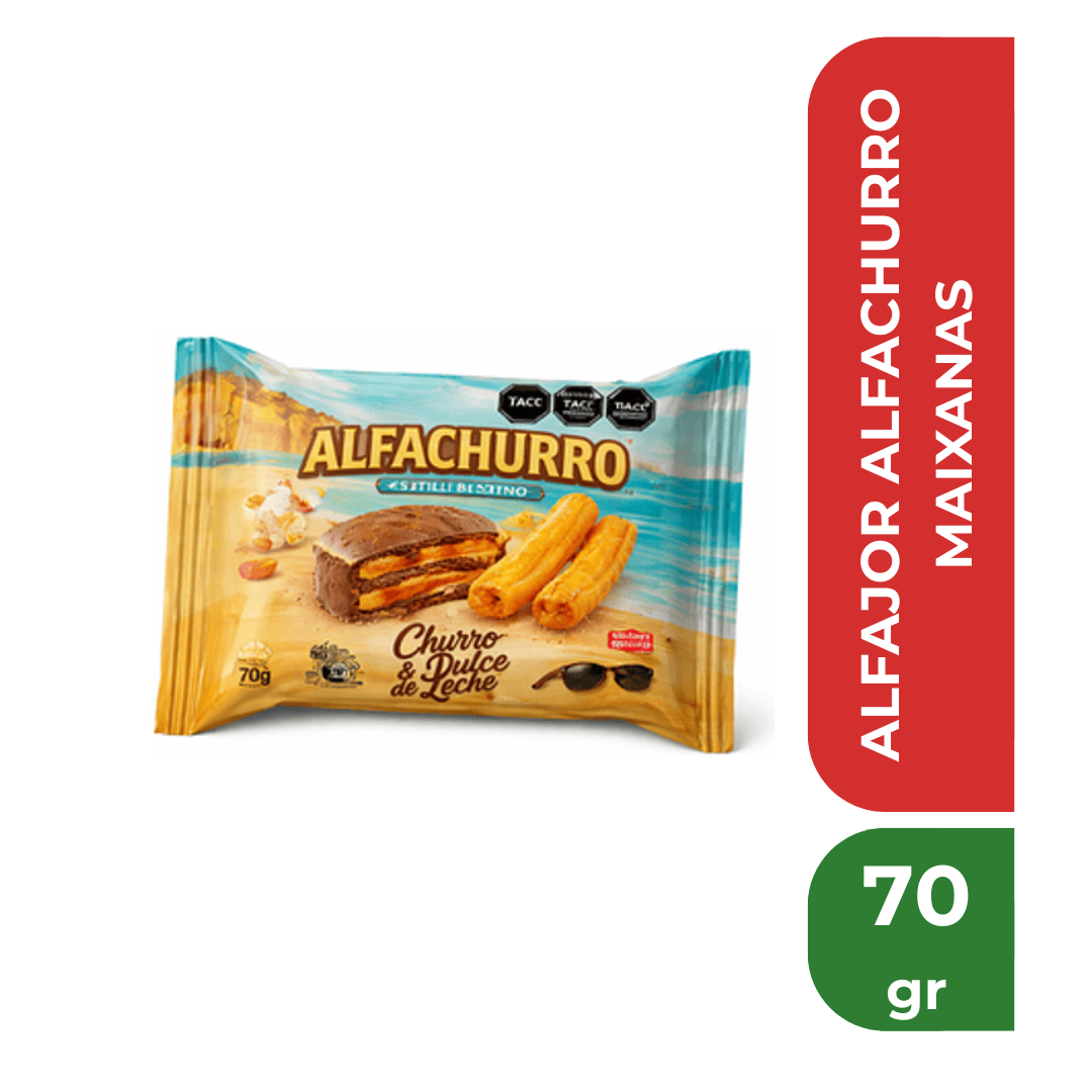 MAIXANAS ALFAJOR ALFACHURRO 70gr