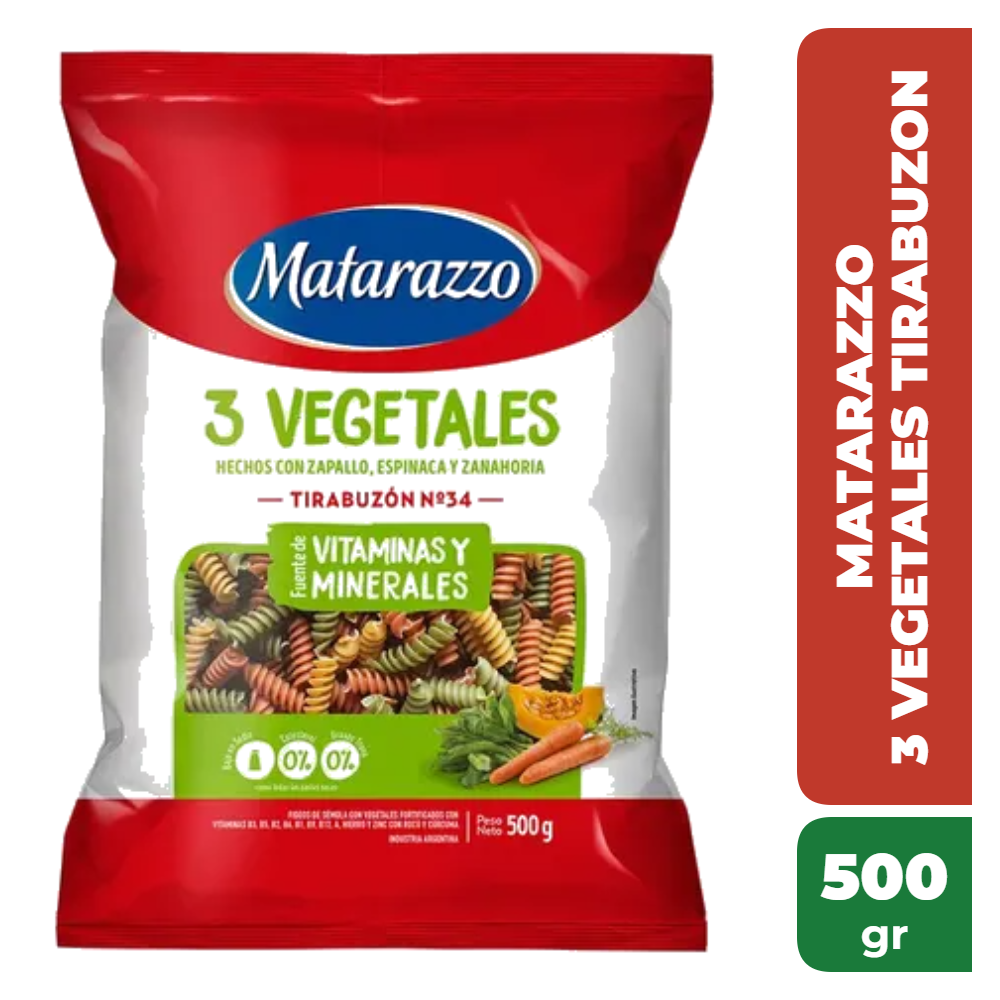 MATARAZZO 3 VEGETALES TIRABUZON