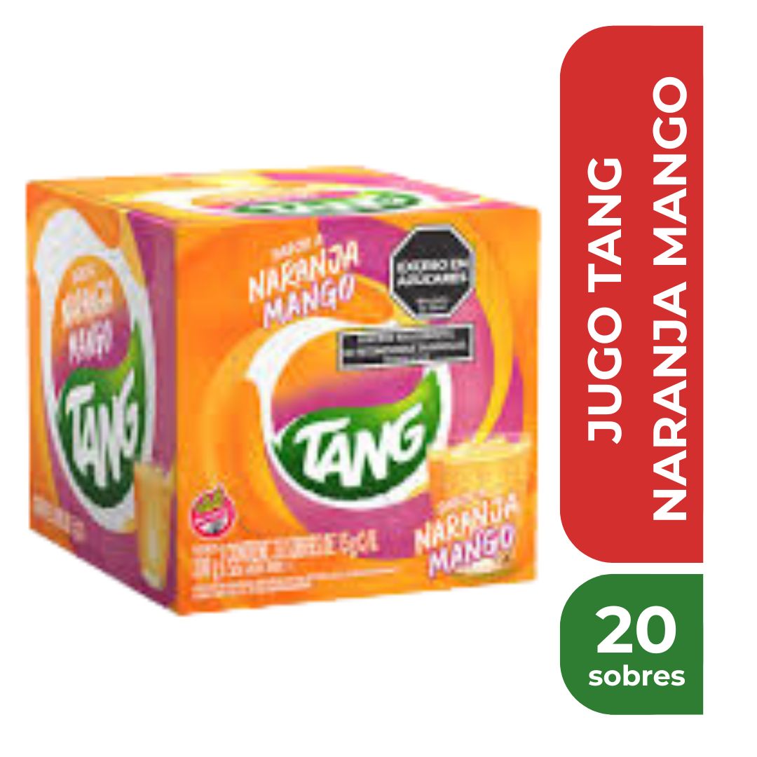 TANG JUGO EN POLVO NARANJA/MANGO x20