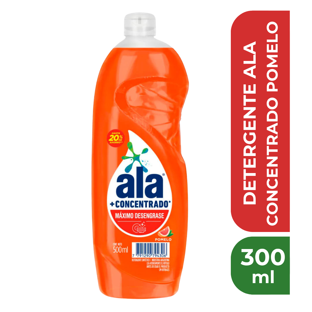 ALA DETERGENTE CONCENTRADO POMELO 300nl