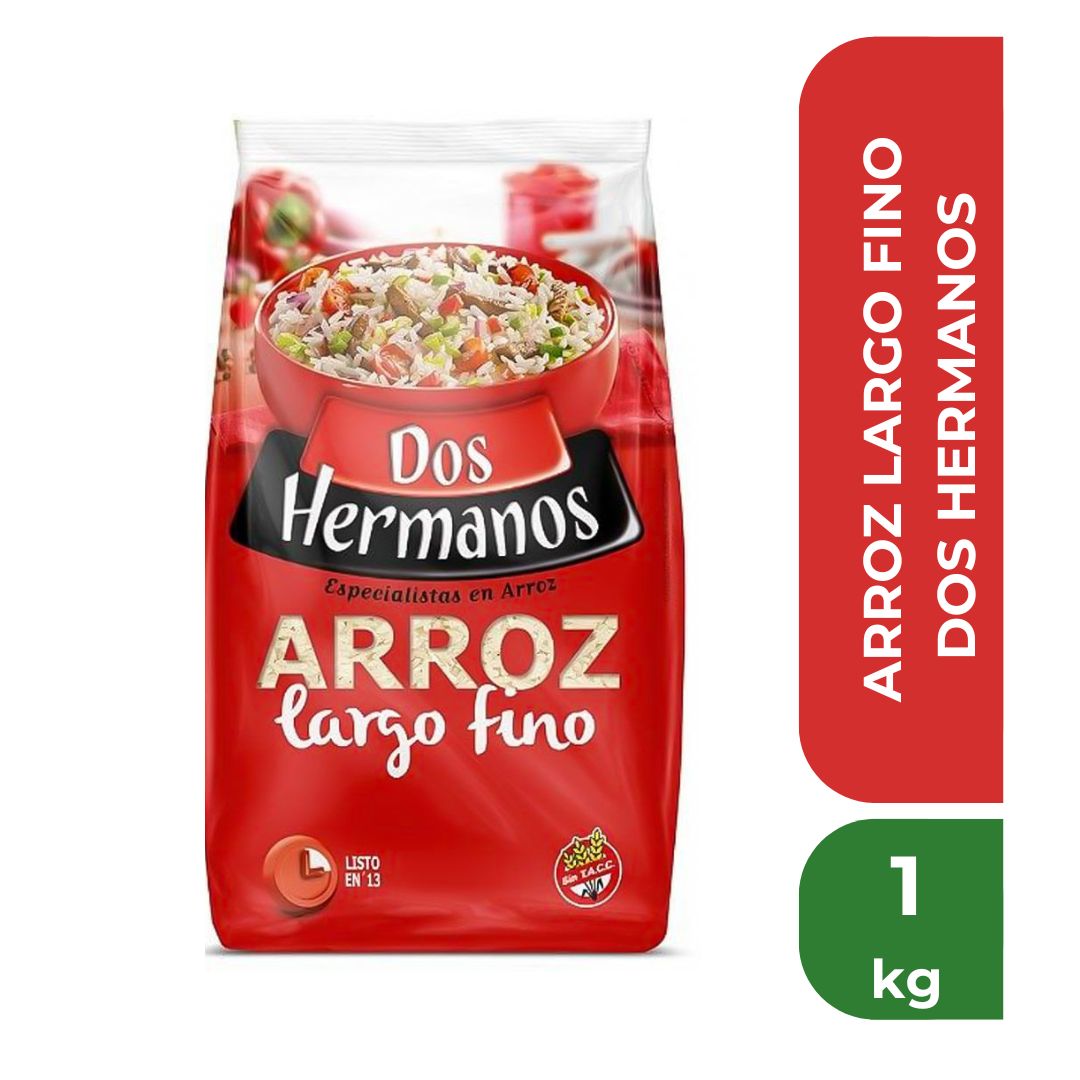 ARROZ DOS HERMANOS LARGO FINO 1kg