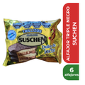 SUSCHEN ALFAJOR TRIPLE NEGRO 60gr x6