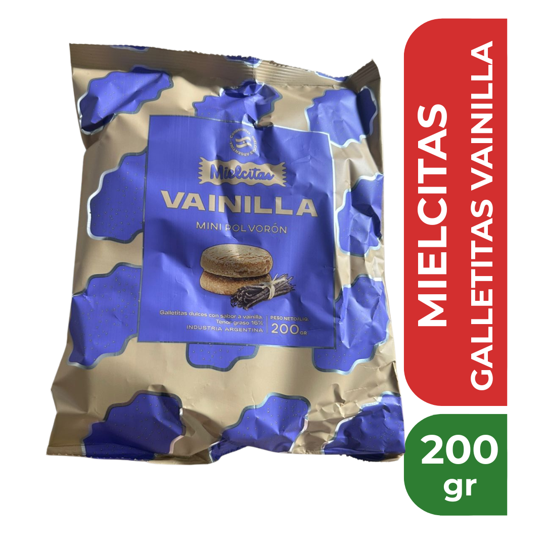 MIELCITAS GALLETITAS VAINILLA 200gr